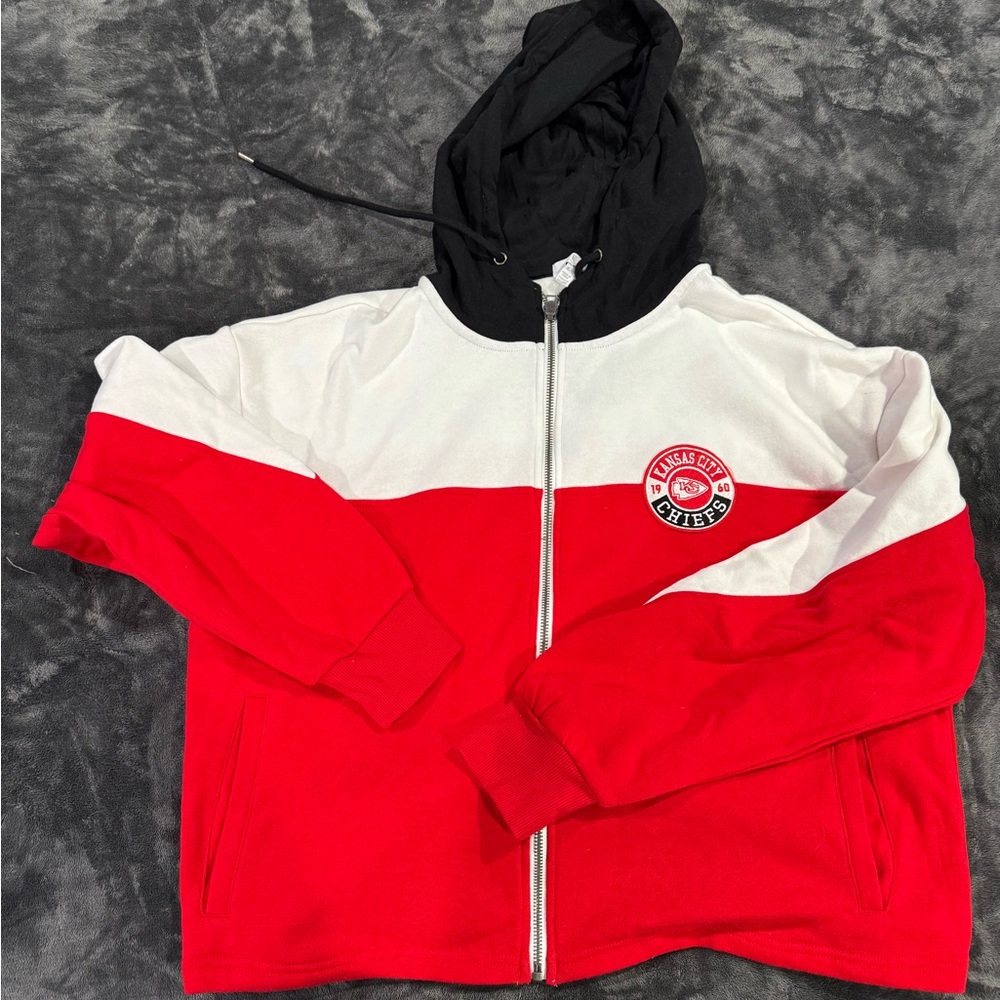 Kansas City Chiefs WEAR by Erin Andrews Women's Full-Zip Hoodie - Red